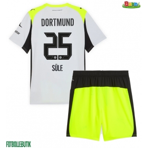 Borussia Dortmund Niklas Sule #25 Bortaställ Barn 2025-26 Kortärmad (+ Korta byxor)